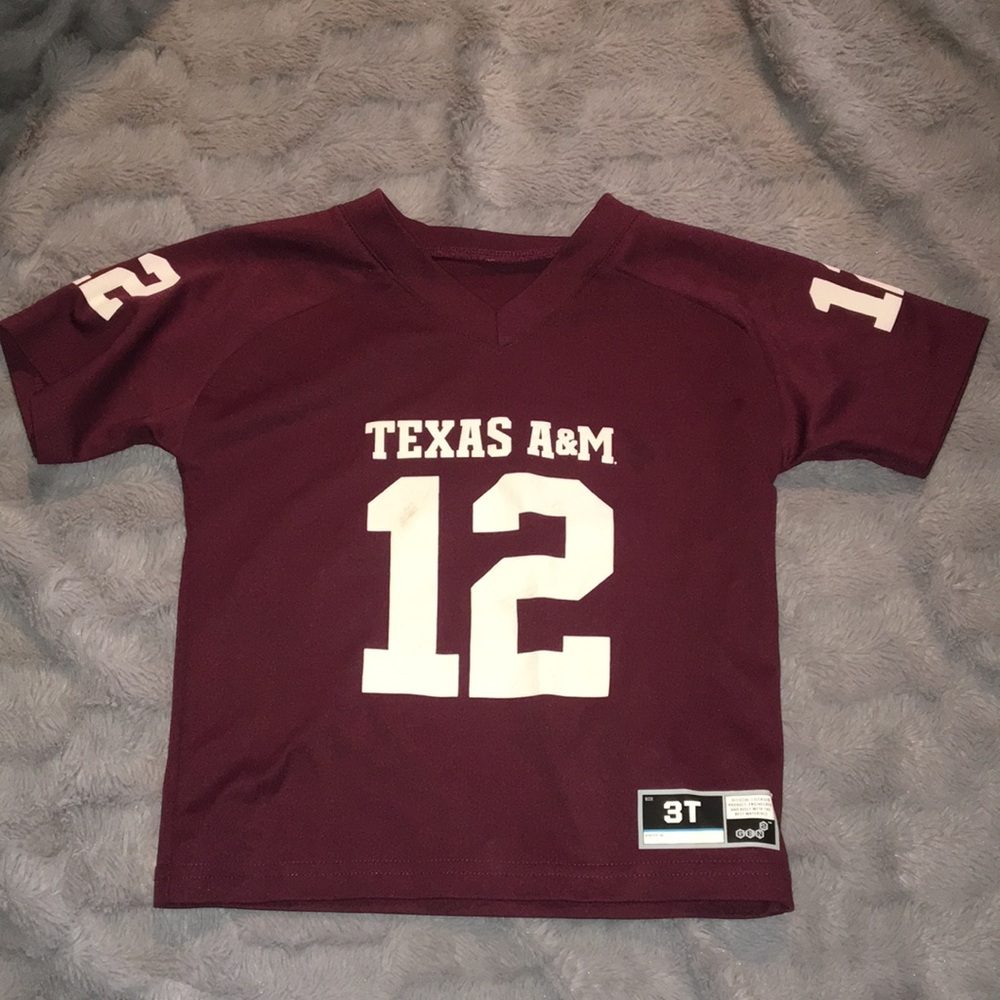Texas A&M Kids Maroon Jersey Shirt